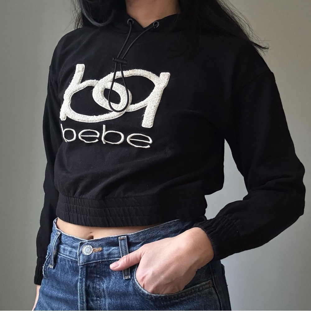 Bebe Cropped Hoodie